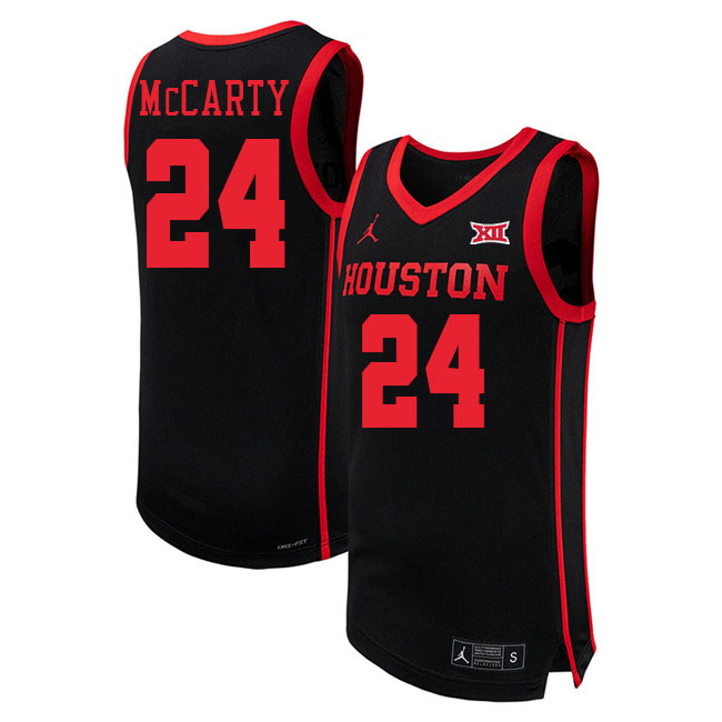 Chase McCarty College Jersey,Houston Cougars #24 Chase McCarty Basketball Jersey Youth-Black